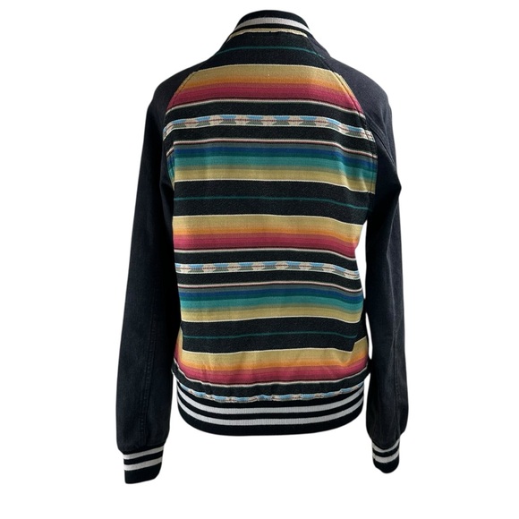 STS Ranchwear Serape Varsity Striped Multicolor Women's Jacket size XS Western - Picture 4 of 11